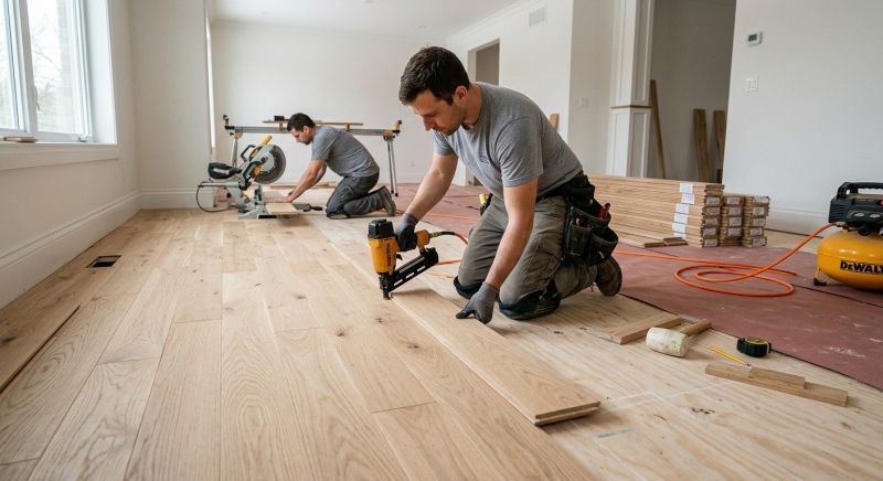 Hardwood Floor Installation in Evans, CO