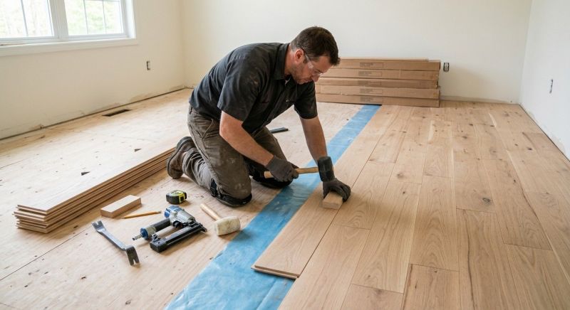 Hardwood Floor Installation in Windsor, CO