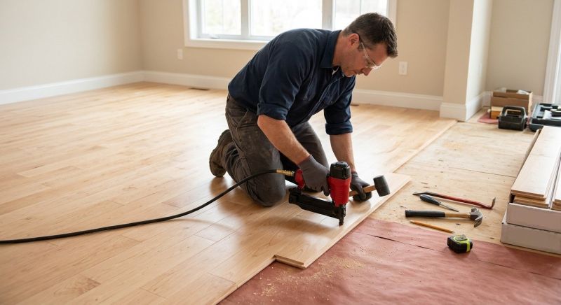 Hickory Floor Installation in Greeley, CO