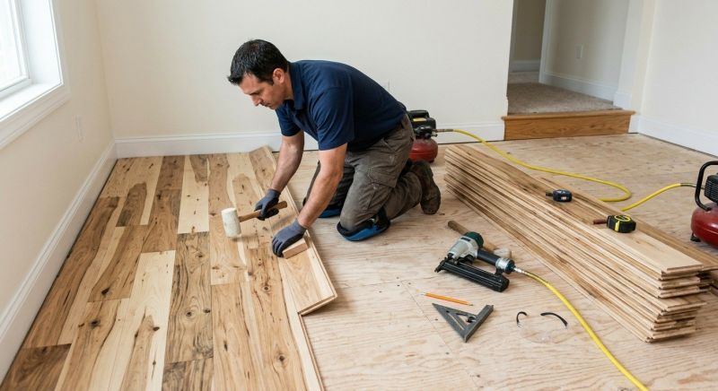 Hickory Floor Installation in Greeley, CO
