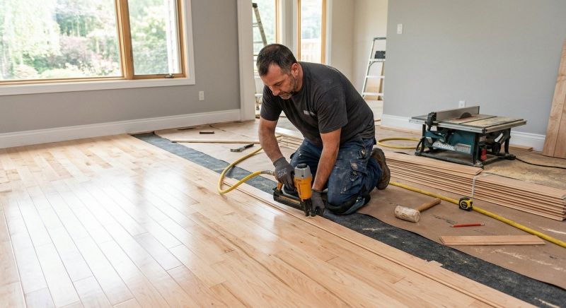 Maple Flooring Installation in Evans, CO