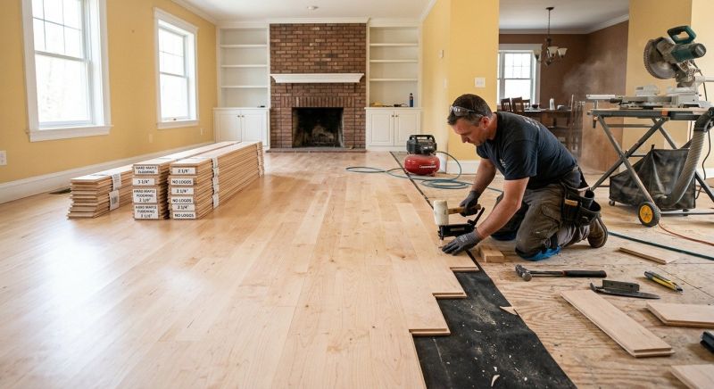 Maple Flooring Installation in Evans, CO