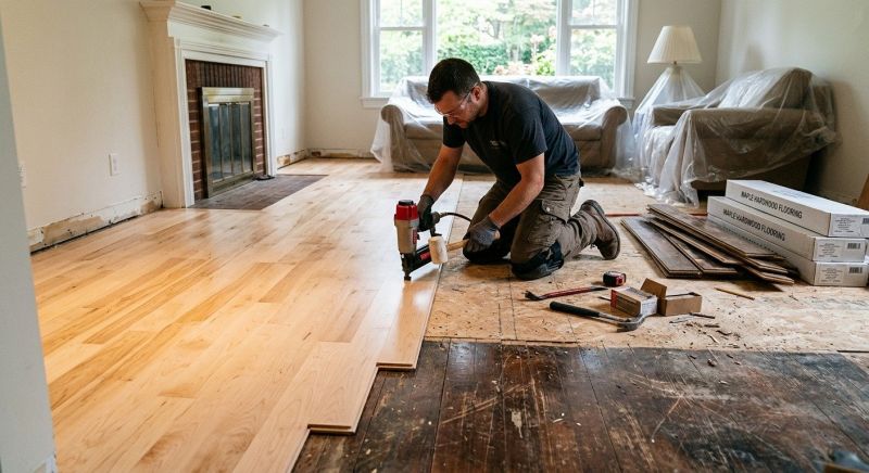 Maple Flooring Installation in Timnath, CO