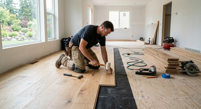 Oak Floor Installation in Johnstown, CO