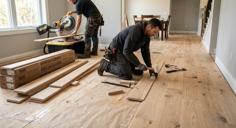Oak Floor Installation in Larimer County, CO