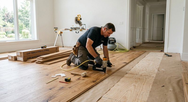 Oak Floor Installation in Larimer County, CO