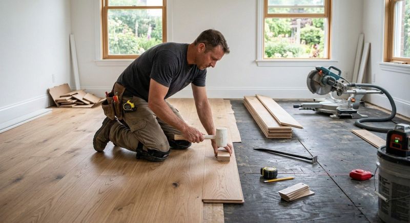 Pine Floor Installation in Greeley, CO