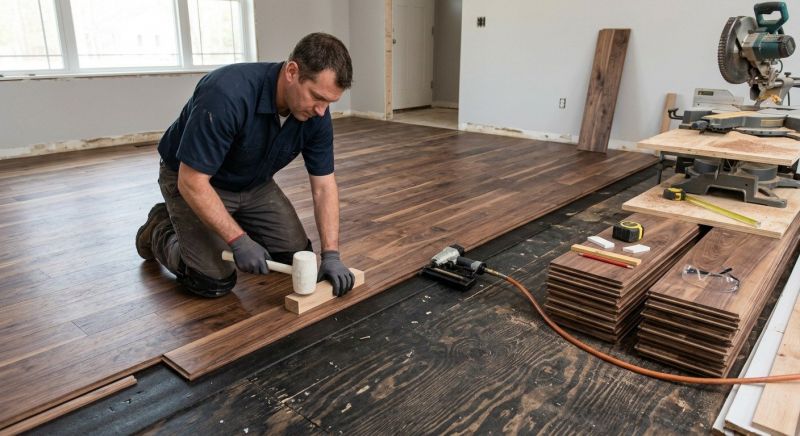 Walnut Flooring Installation in Greeley, CO