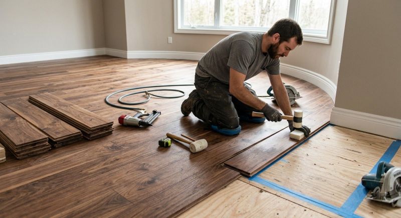 Walnut Flooring Installation in Greeley, CO