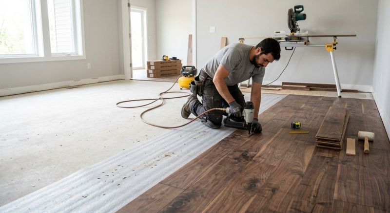 Walnut Flooring Installation in Greeley, CO
