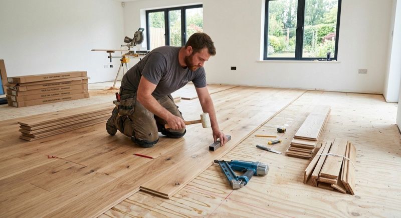 White Oak Floor Installation in Greeley, CO
