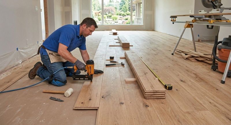 Wide Plank Floor Installation in Greeley, CO